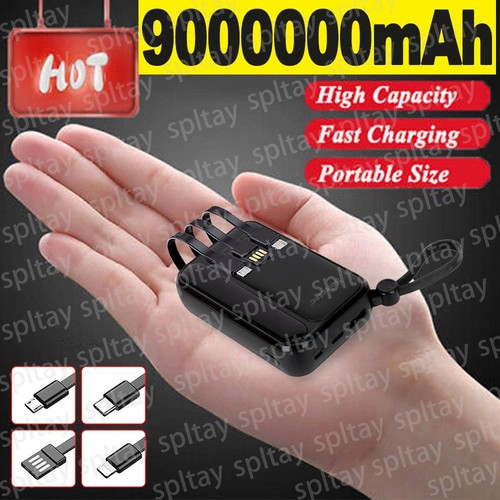 Power bank 9000000mah fast - 9000000mah,